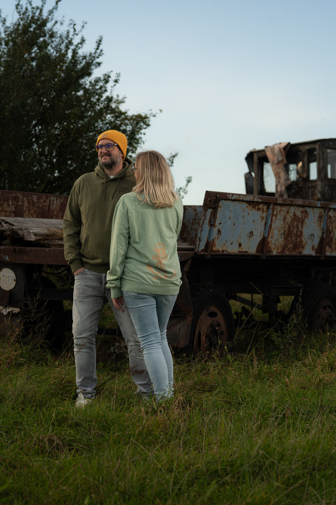 Sweatshirt „Verankert am Meer“