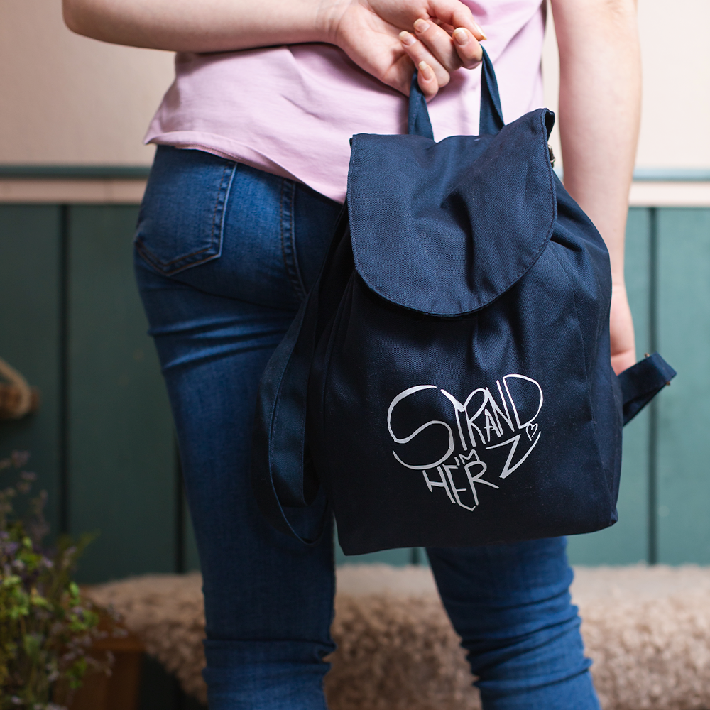 Rucksack "Strand im Herz"