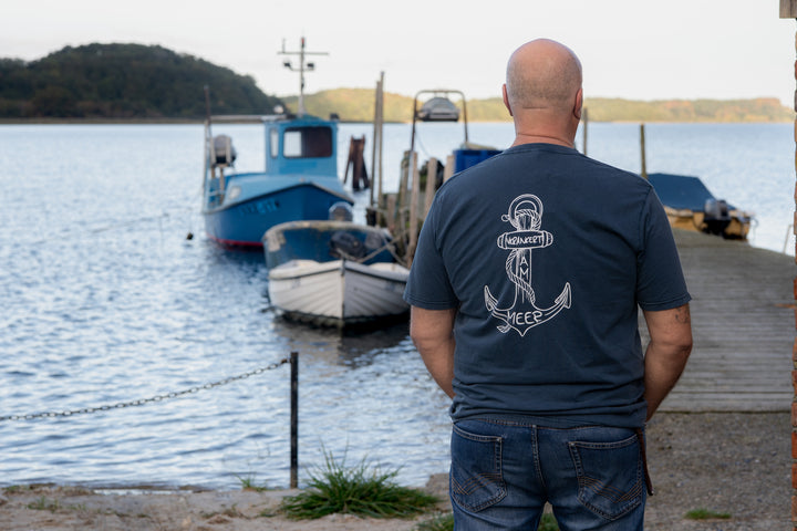 Unisex-Shirt „Verankert am Meer“