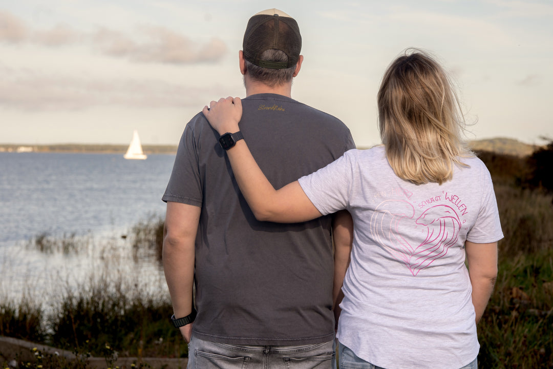 Damenshirt "Mein Herz schlägt Wellen"