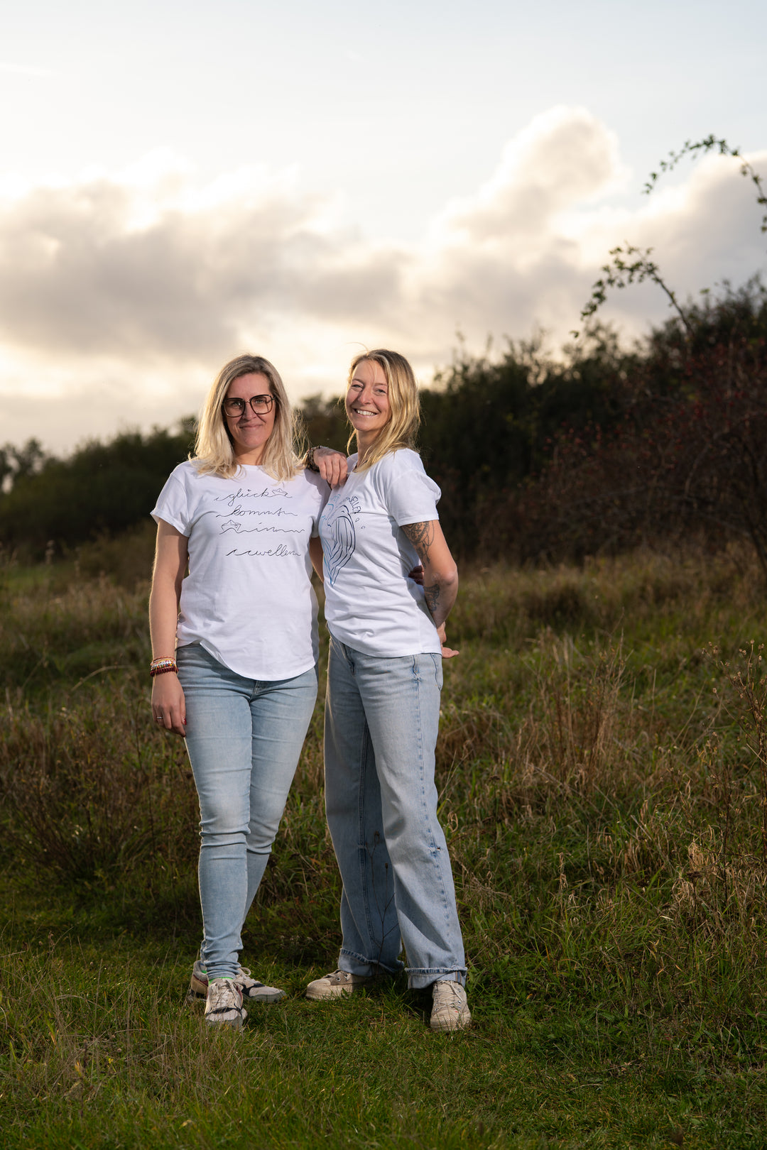 Damenshirt "Glück kommt in Wellen"
