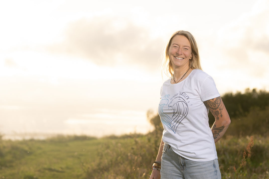 Damenshirt "Mein Herz schlägt Wellen"