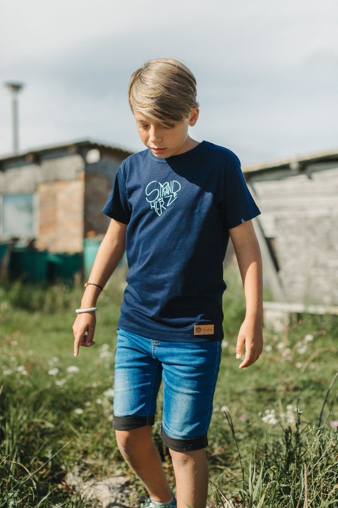 Kindershirt "Strand im Herz"