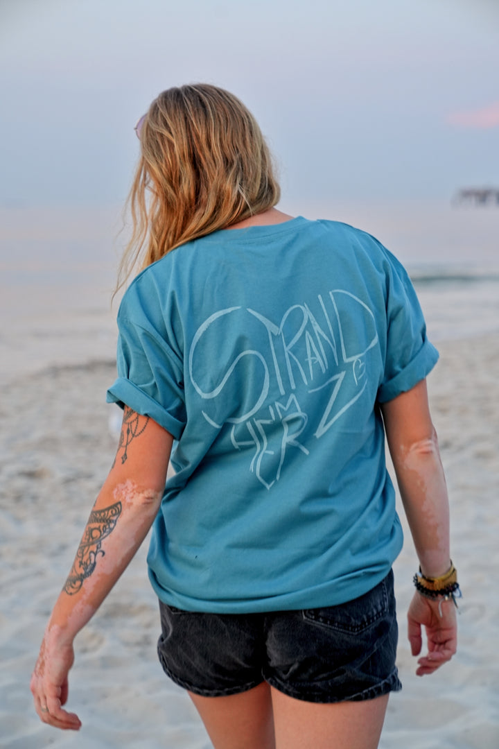 Unisex-Oversize Shirt "Strand im Herz"