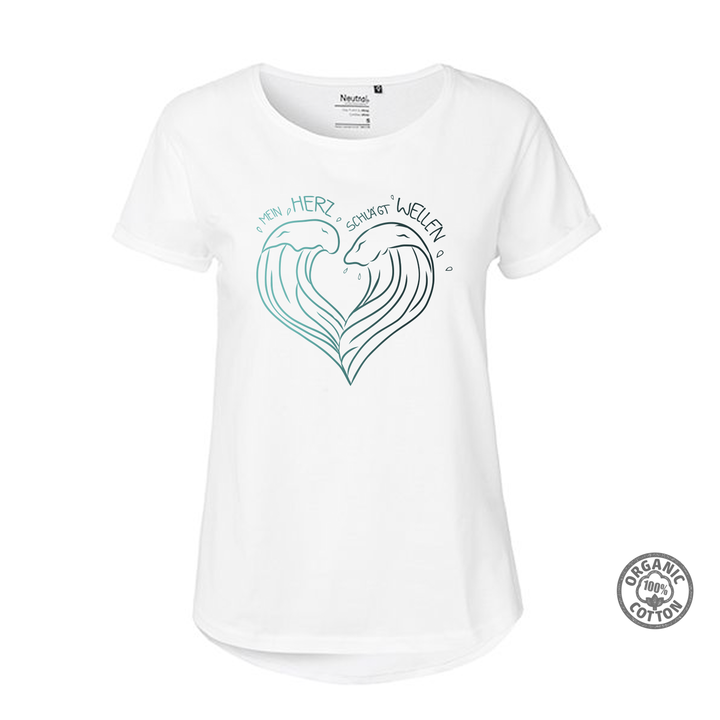 Damenshirt "Mein Herz schlägt Wellen"